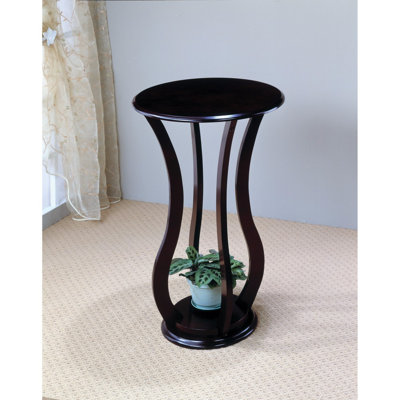 Ridha Plant Stand With Bottom Storage Shelf