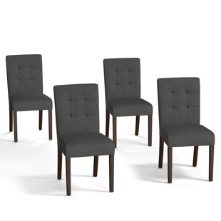 Isidora Upholstered Dining Chair (Set Of 4) by Brayden Studio 2019 Sale