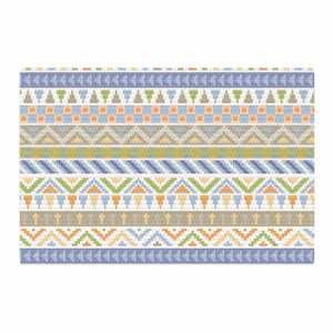 Noonday Design Happy Tribal Pattern Abstract Pastel Area Rug