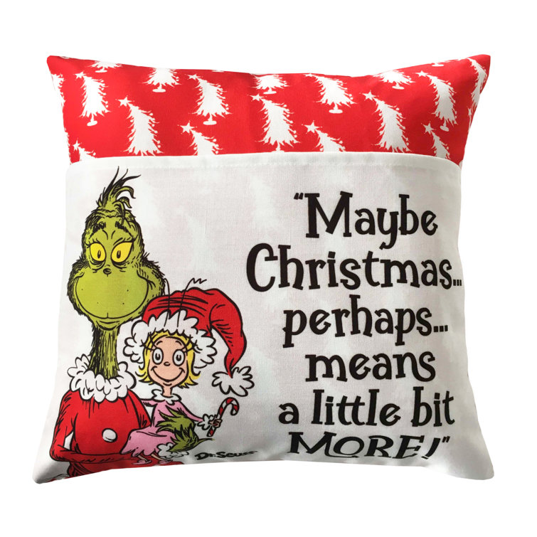 grinch cushion