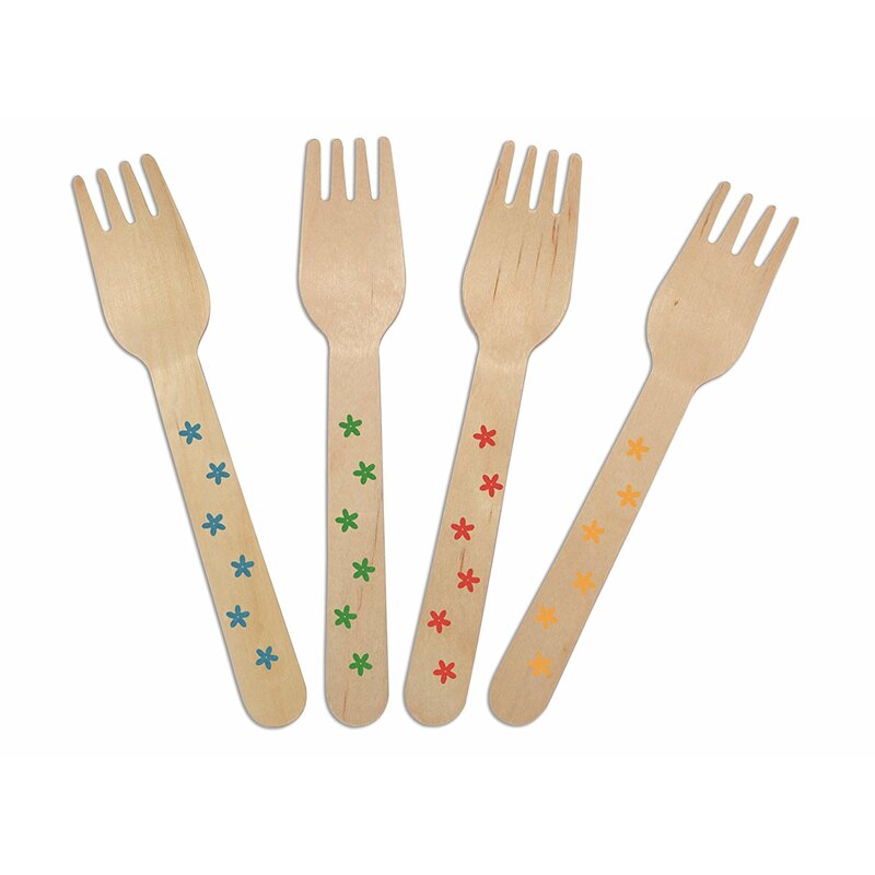 CaterEco Birchwood Compostable Forks Kids Flatware | Wayfair