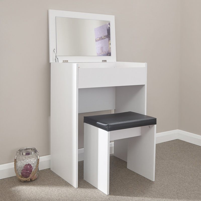 Metro Lane Anna Compact Dressing Table Set With Mirror Reviews Anna Compact Dressing Table Set With Mirror