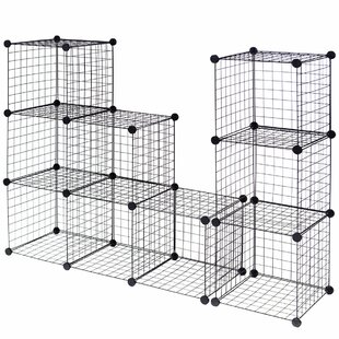 Ivan Grid Wire Cube Bookcase (Set Of 12) By Rebrilliant