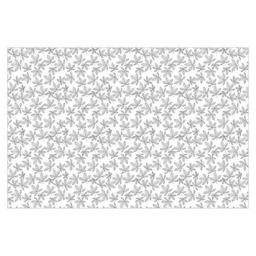 Chestnut Leaf Background Pattern 2.55m x 3.84m Textured Matte Peel & Stick Wall Mural East Urban Home