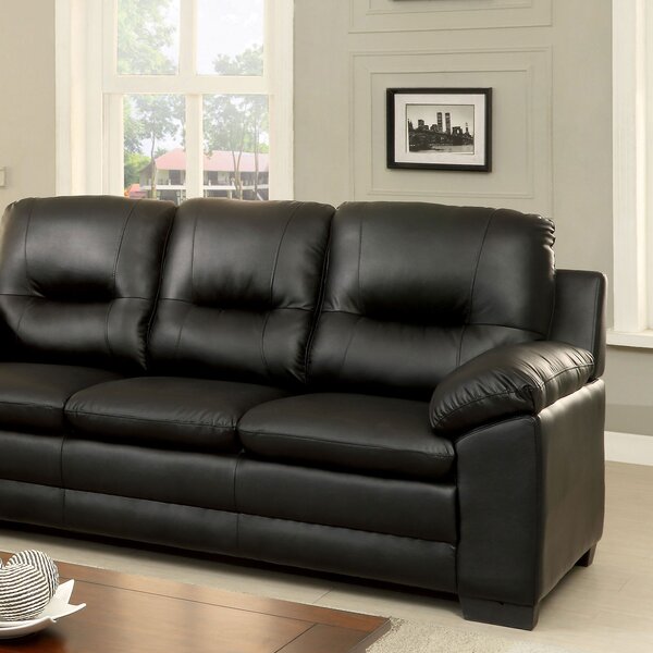 Lark Manor Javi 81'' Vegan Leather Sofa | Wayfair