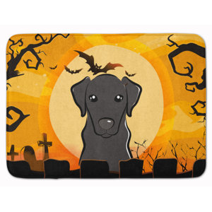 Halloween Labrador Memory Foam Bath Rug