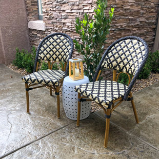 Kingery Bamboo Stacking Patio Dining Chair