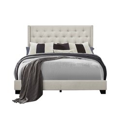 Greyleigh™ Aadvik Tufted Upholstered Low Profile Standard Bed & Reviews ...