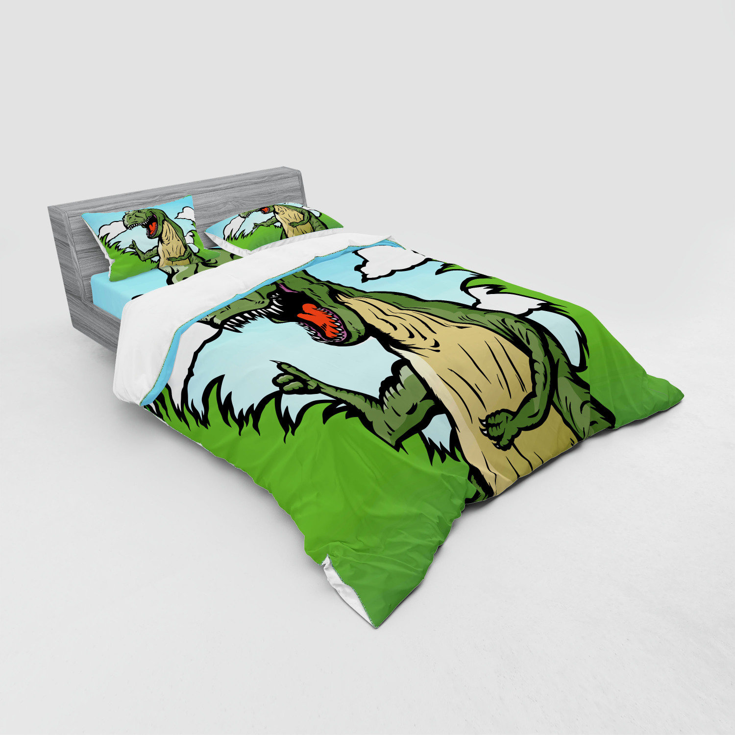 t rex duvet cover