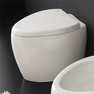 Go to store & view more images Scarabeo by Nameeks Moai 1.2 GPF Elongated Toilet Bowl