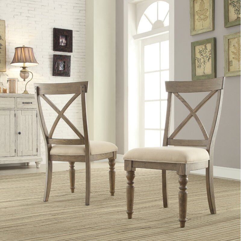 August Grove Mckenzie Solid Wood Dining Chair Reviews Wayfair