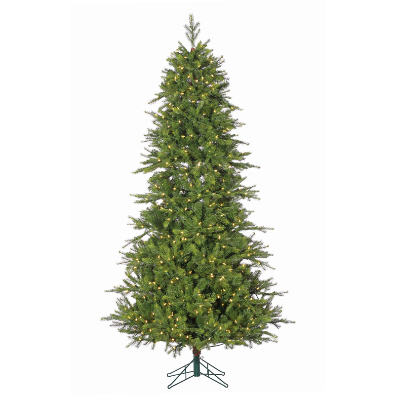 Sterling Inc Hard Mixed Needle Arcadia 7 5 Green Fir Artificial Christmas Tree With 595 Clear G40 Lights With Stand Wayfair