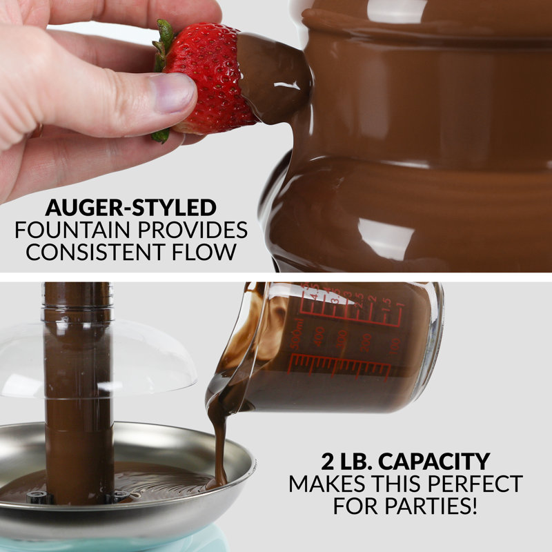 Nostalgia Electrics Chocolate Fondue Fountain Shop Appliances At H E B