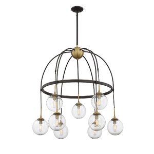 Yorba 9-Light Shaded Chandelier