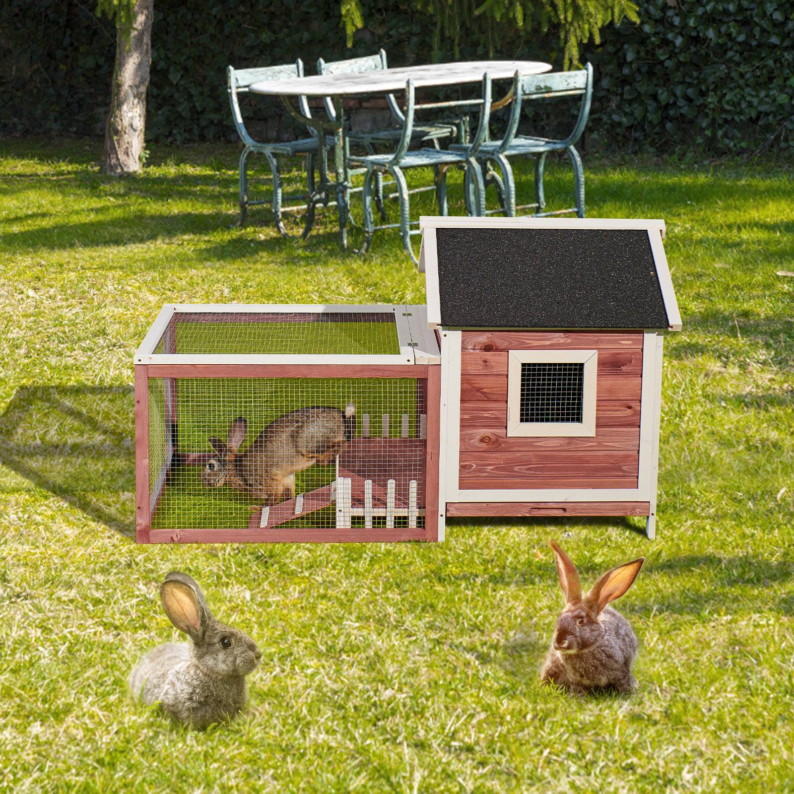 fence for rabbit cage