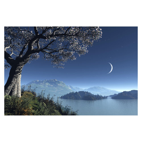 Winter Fairytale 2.9m x 4.32m Textured Matt Peel & Stick Wall Mural East Urban Home