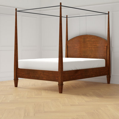 King Size Wood Canopy Beds You'll Love in 2020 | Wayfair