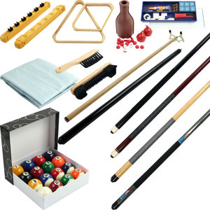 Billiards 32 Piece Accessory Kit For Pool Table