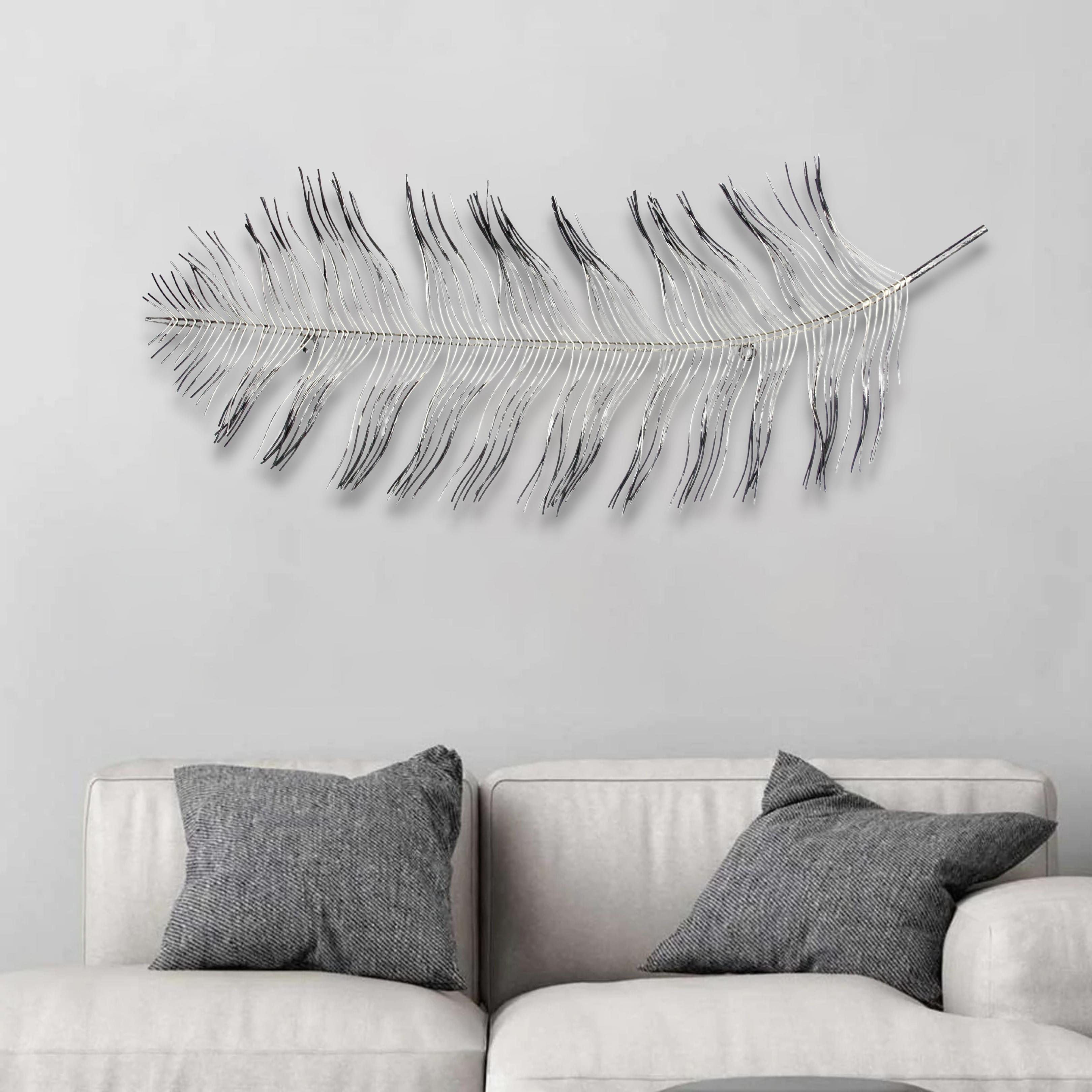 House of Hampton® Metal Peacock Feather Wall Décor & Reviews Wayfair