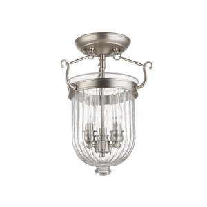 Lindley 3-Light Semi Flush Mount