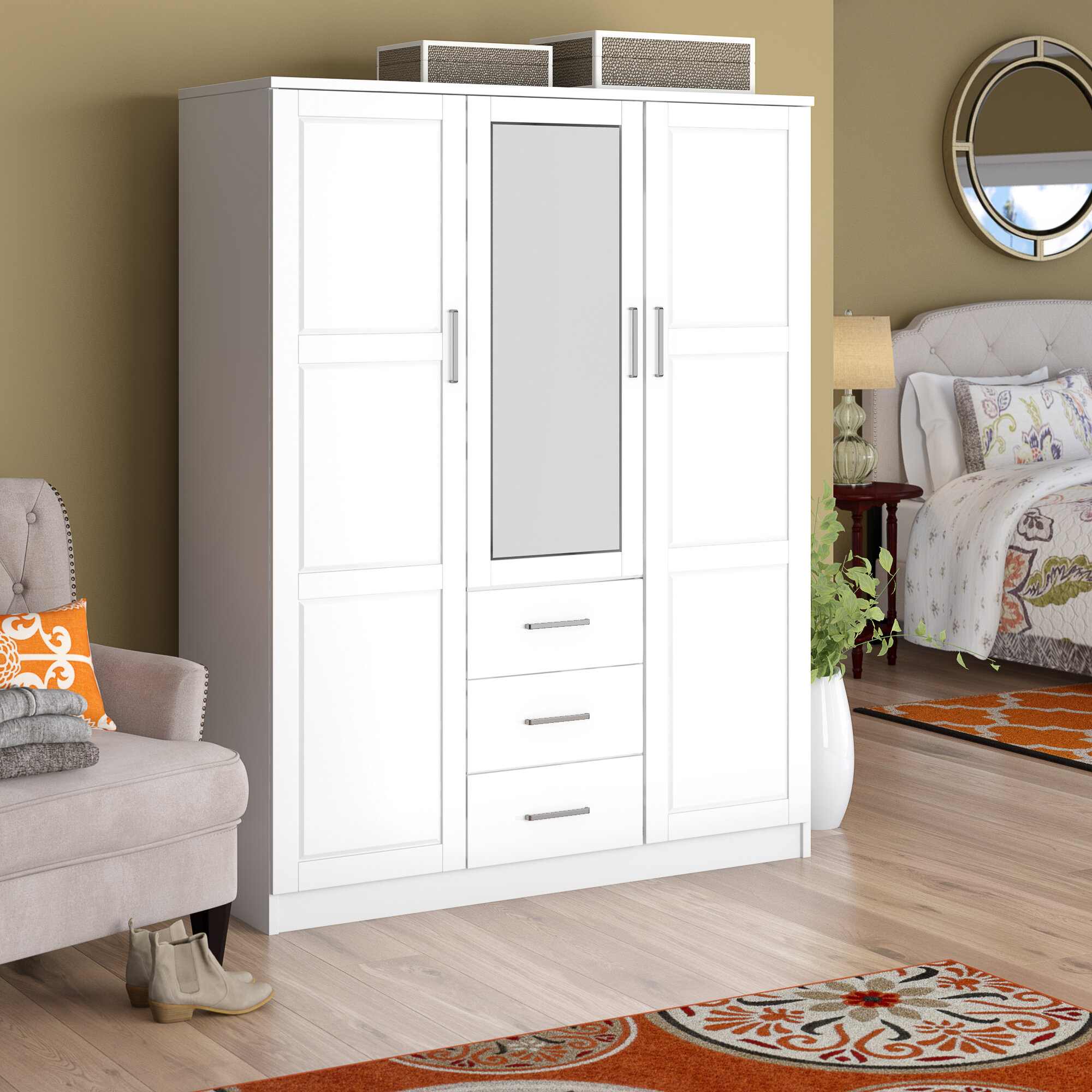 Latitude Run Delfina Armoire Reviews Wayfair