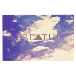Rachel Burbee 'Breathe' Doormat