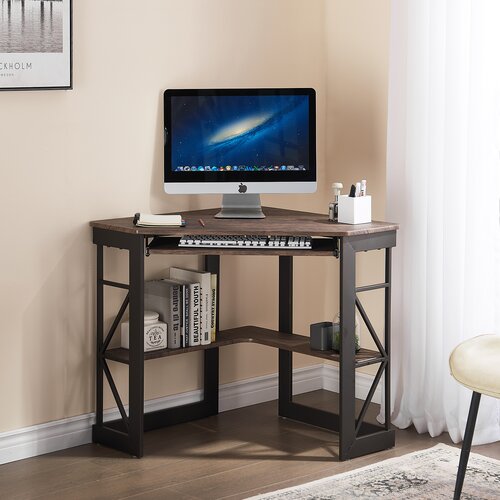 17 Stories Minatare Corner Desk & Reviews | Wayfair