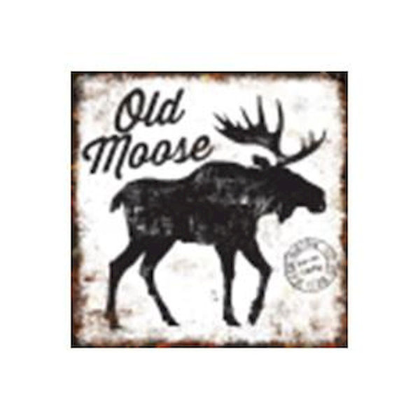 Millwood Pines Old Moose Vintage Metal Wall Decor