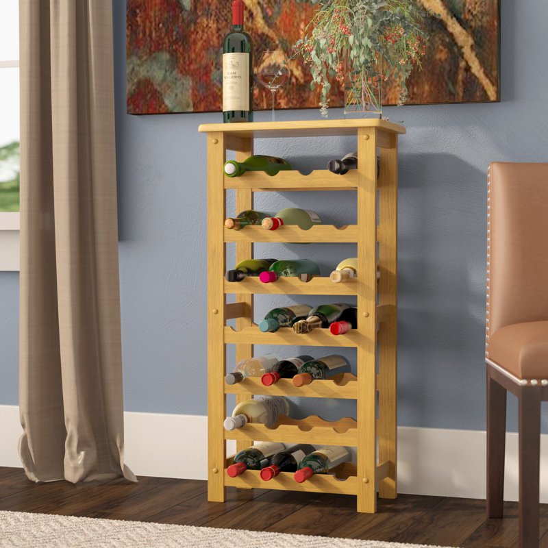 wine bottle shelf