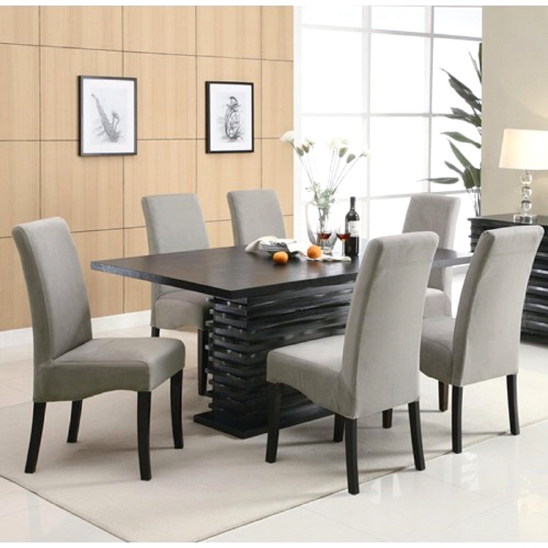 Black Dining Room Sets Modern 7 piece black dining room set Black Dining Room Sets Modern 7 piece black dining room set
