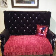 Rosdorf Park Colston 58 3 Wide Velvet Rolled Arm Loveseat Reviews Wayfair
