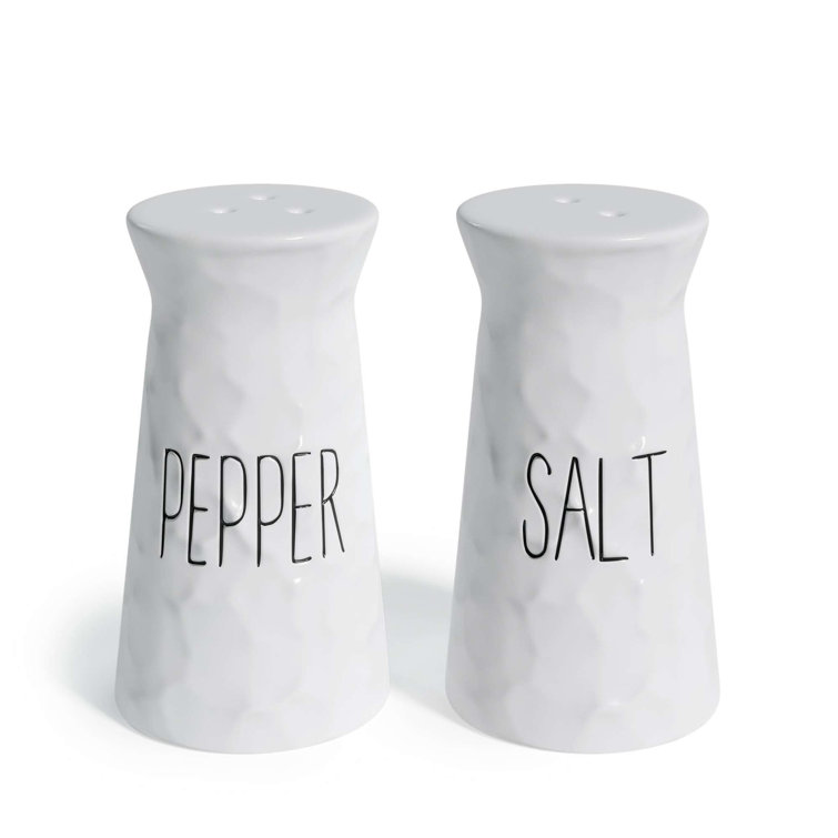 rae dunn salt and pepper grinders