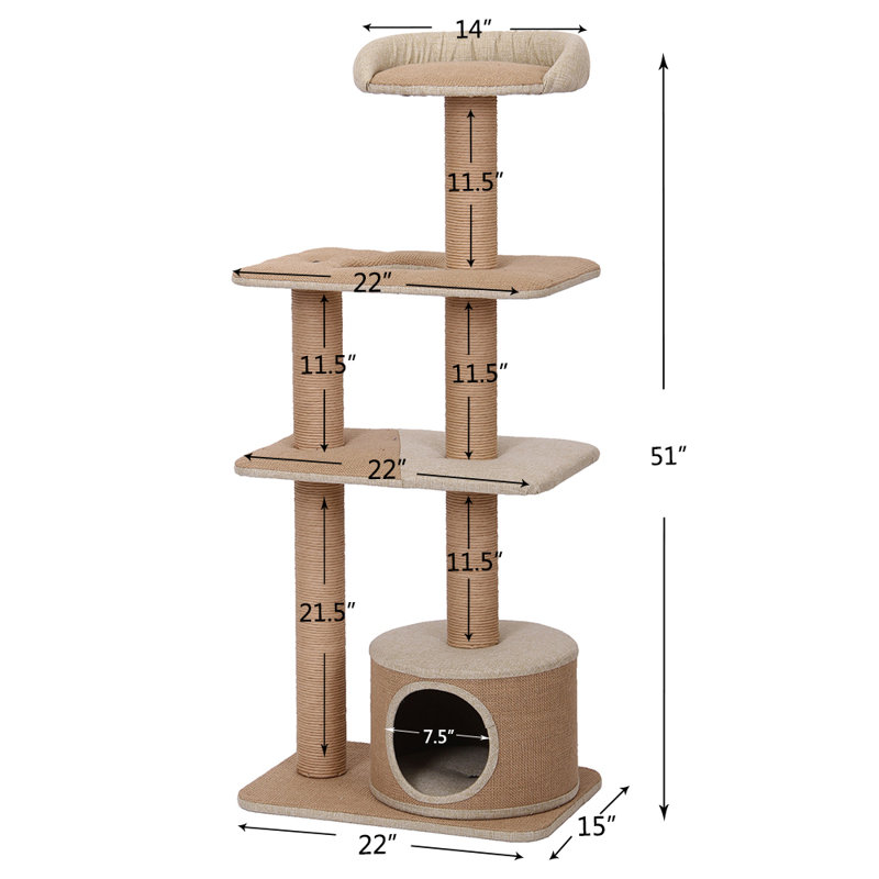 5 level cat tree