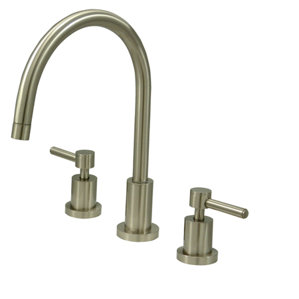 Elements of Design South Beach Double Handle Widespread Kitchen Faucet
