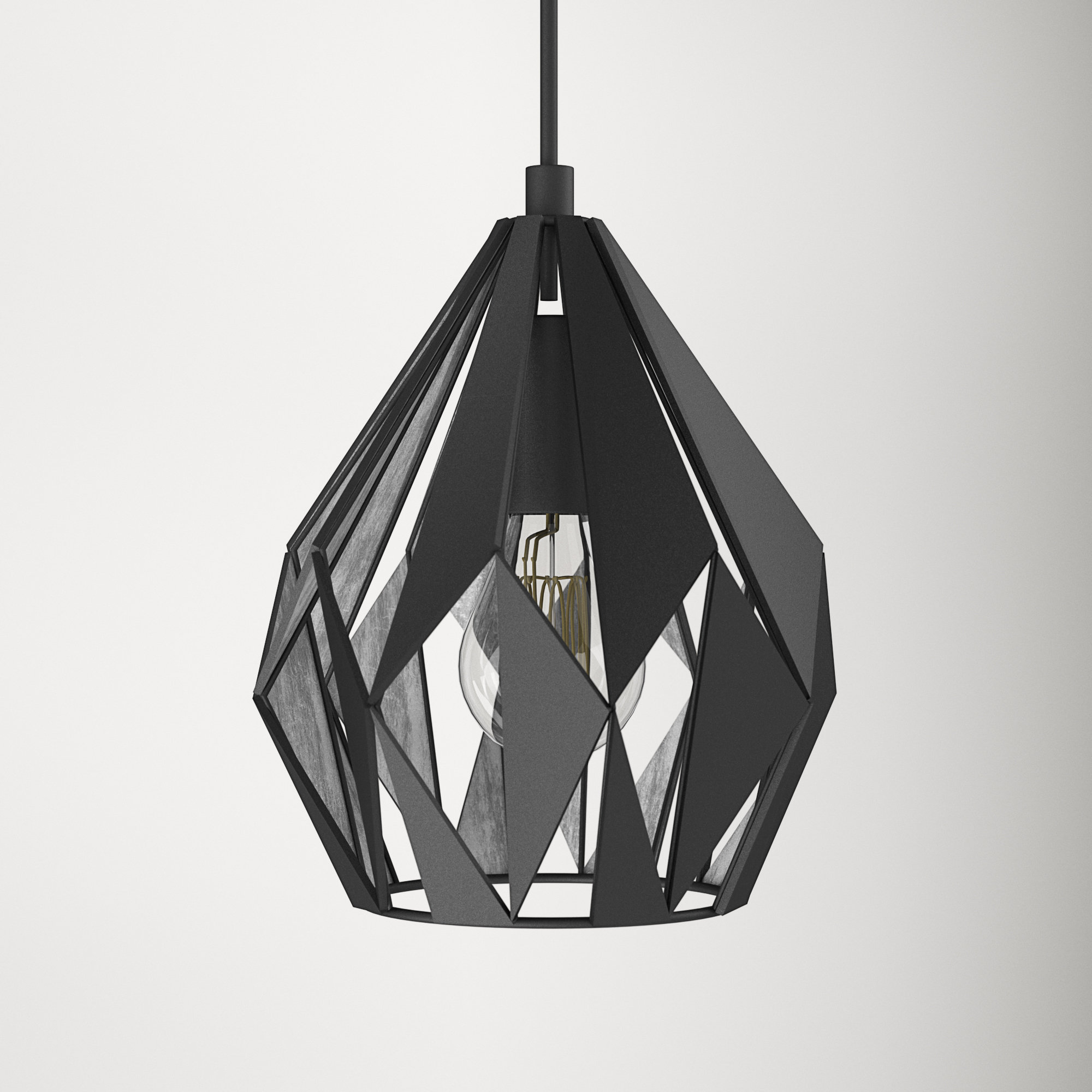 geometric pendant shade