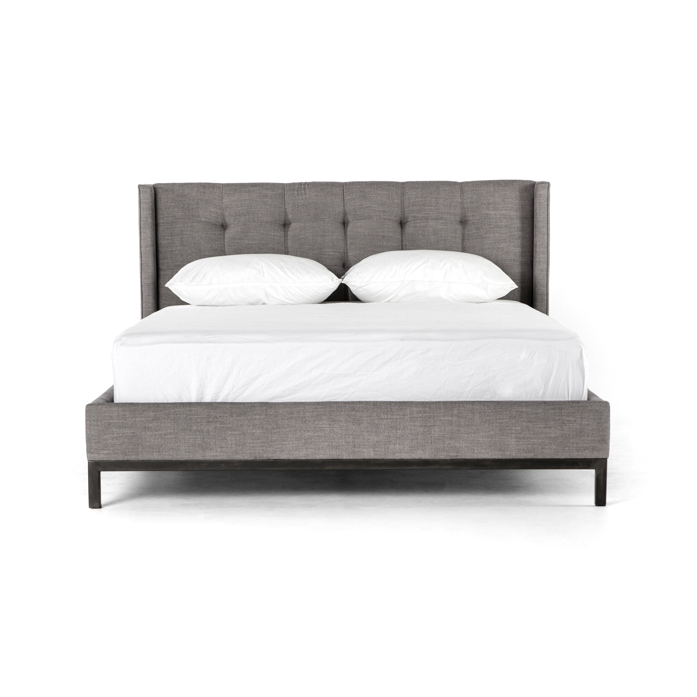 John bed. Кровать Kensington. Кровать лофт серая. Кровать гавань. Harbor Grey.