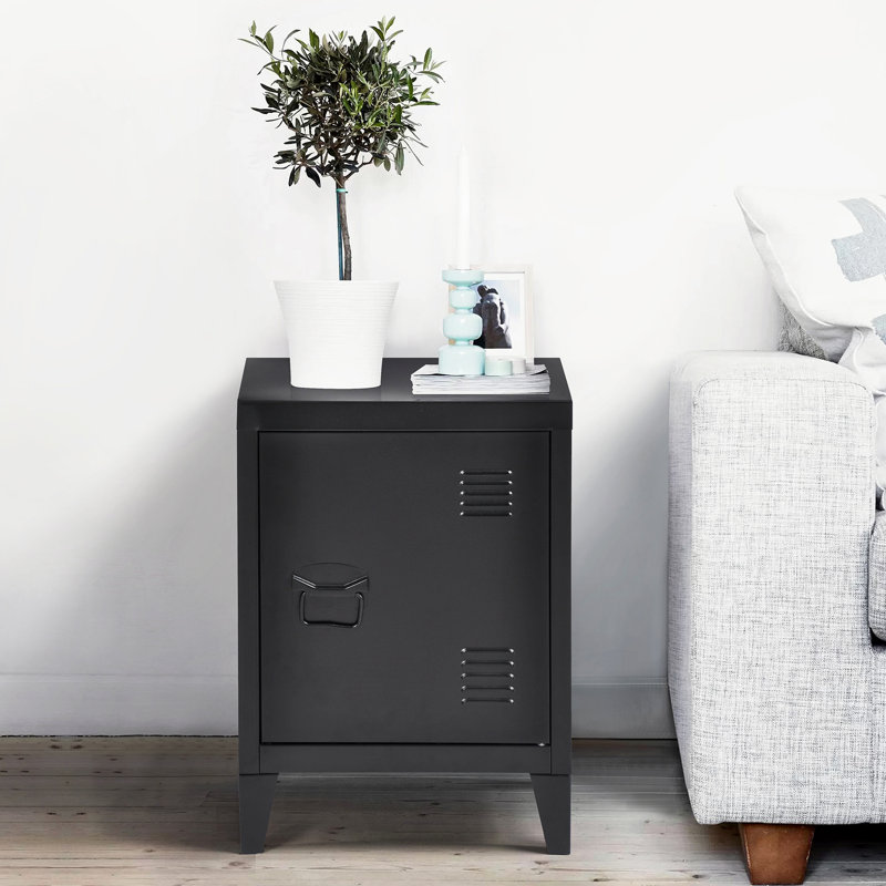 hashtag home table de chevet en fer a 1 tiroir zuckerman et commentaires wayfair ca
