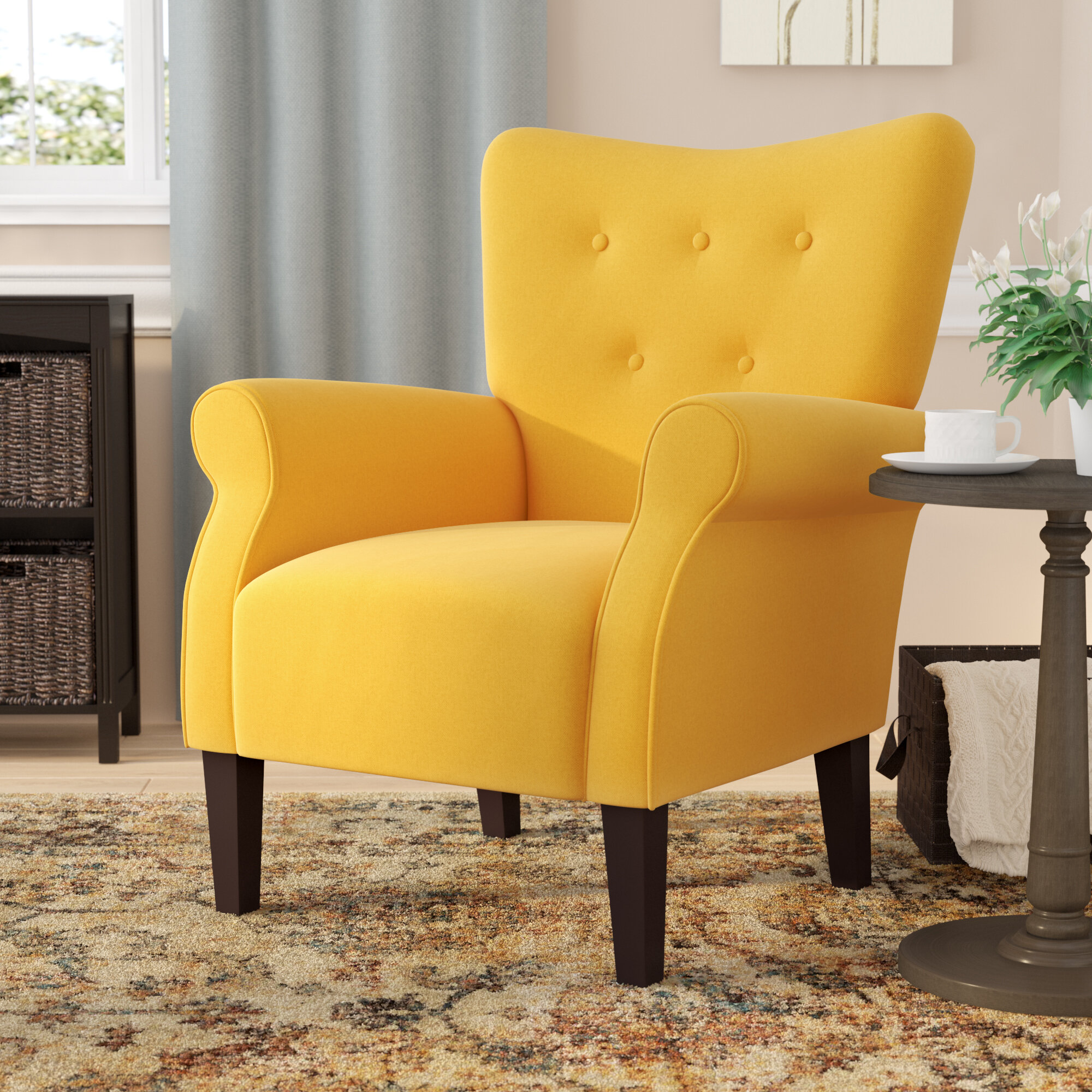 Yellow Accent Chairs You Ll Love In 2021 Wayfair