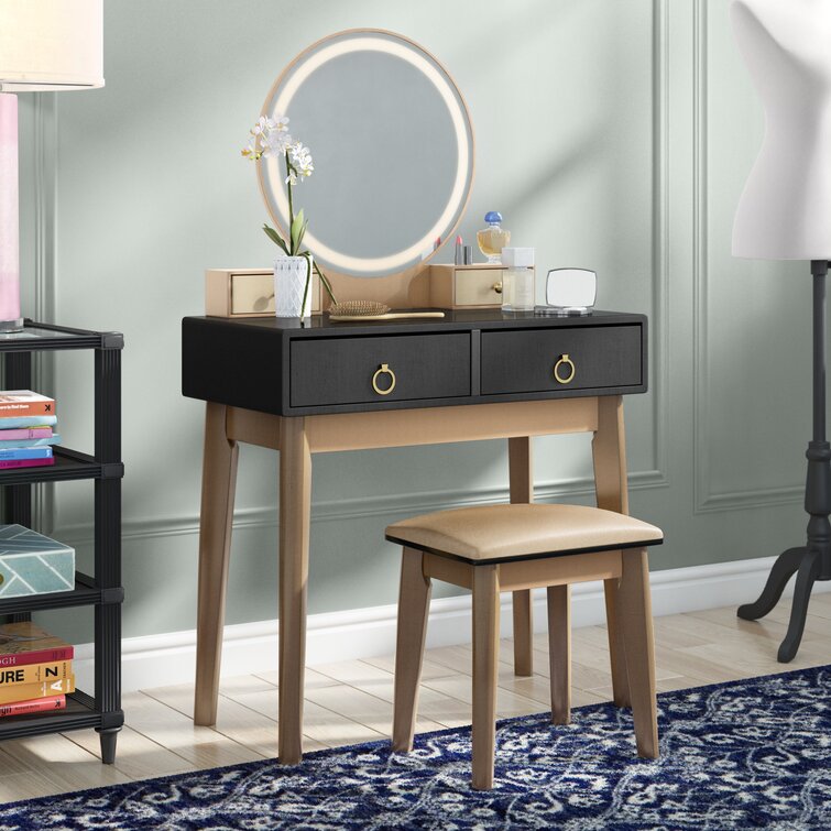 wayfair dressing table with lights