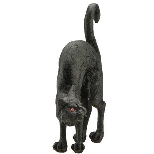 Cat,Cute Black Cat Figures on White Backdrop Playful Friendly Animals Posing Domestic Pets Decorative,One Size Cat,Cute Black Cat Figures on White Backdrop Playful Friendly Animals Posing Domestic Pets Decorative,One Size