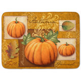 Pumpkin Bathroom Bath Rugs Mats You Ll Love In 2021 Wayfair