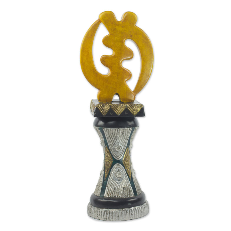 Bloomsbury Market Cervantes Gye Nyame Trophy Sculpture Wayfair