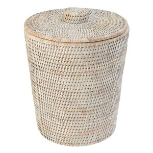 Blanchard Honey Brown Trash Can