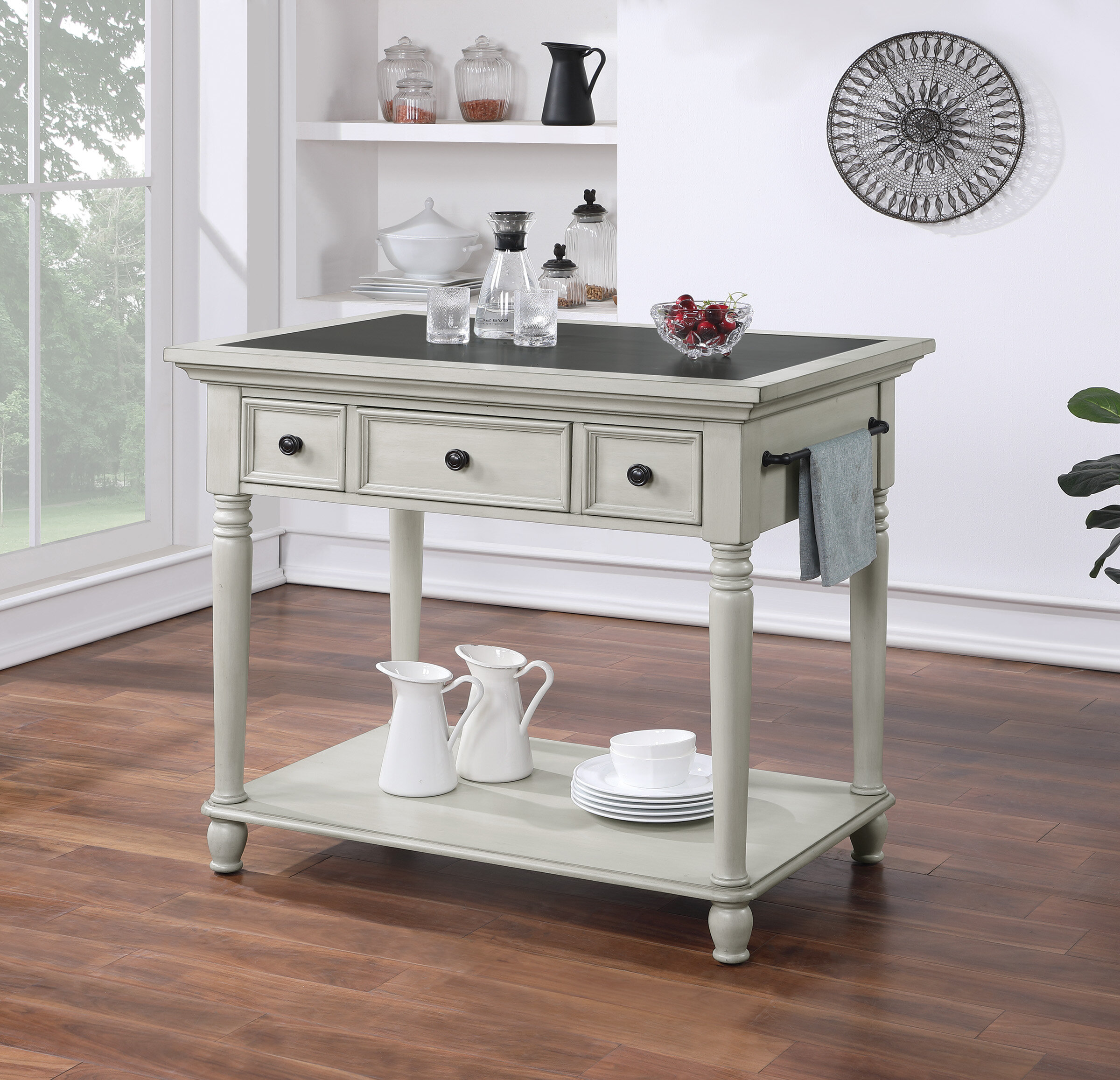 OSP Designs 42'' Wide Rolling Kitchen Island | Wayfair