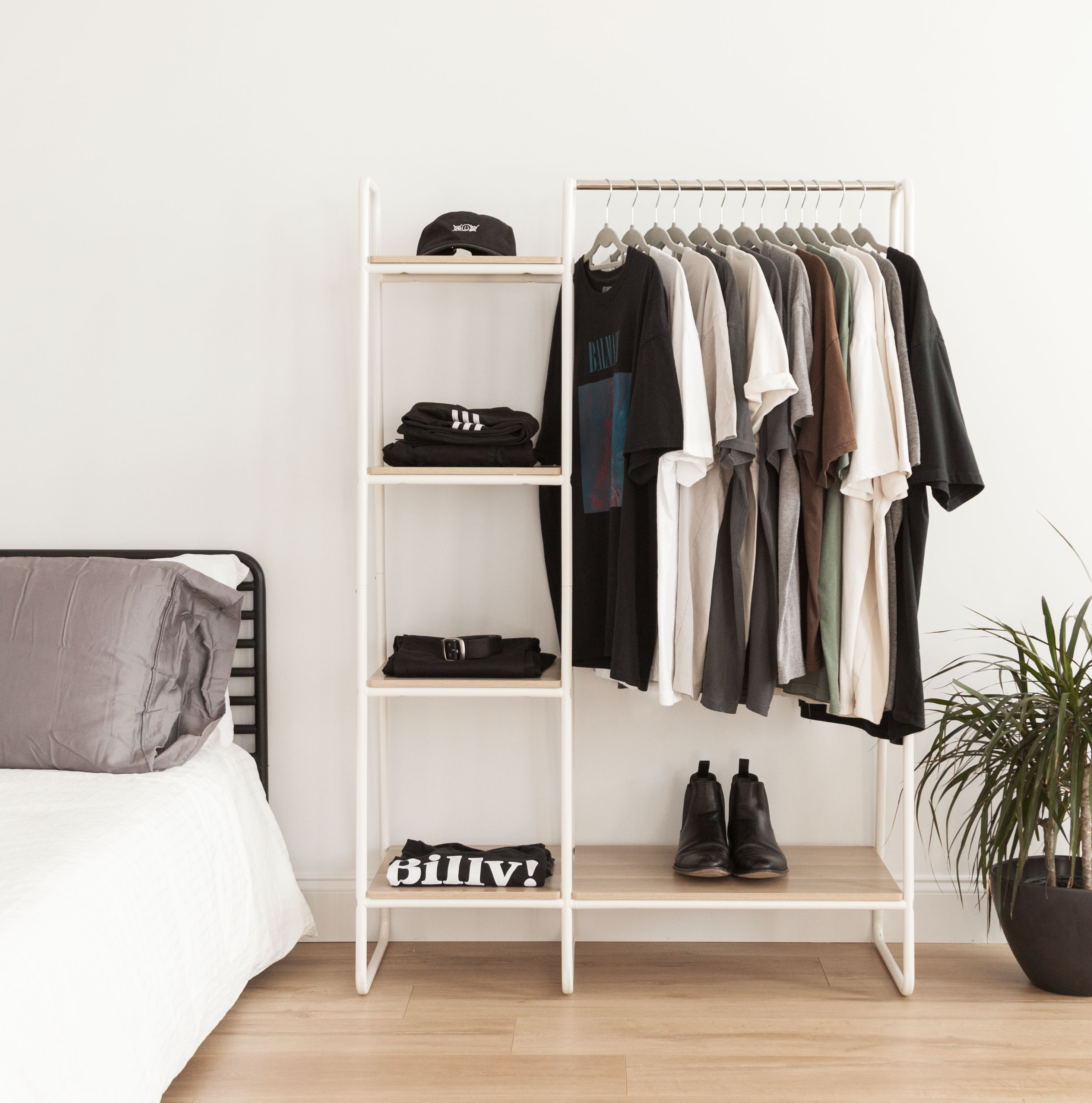 Iris 39 8 W Garment Rack Reviews Wayfair