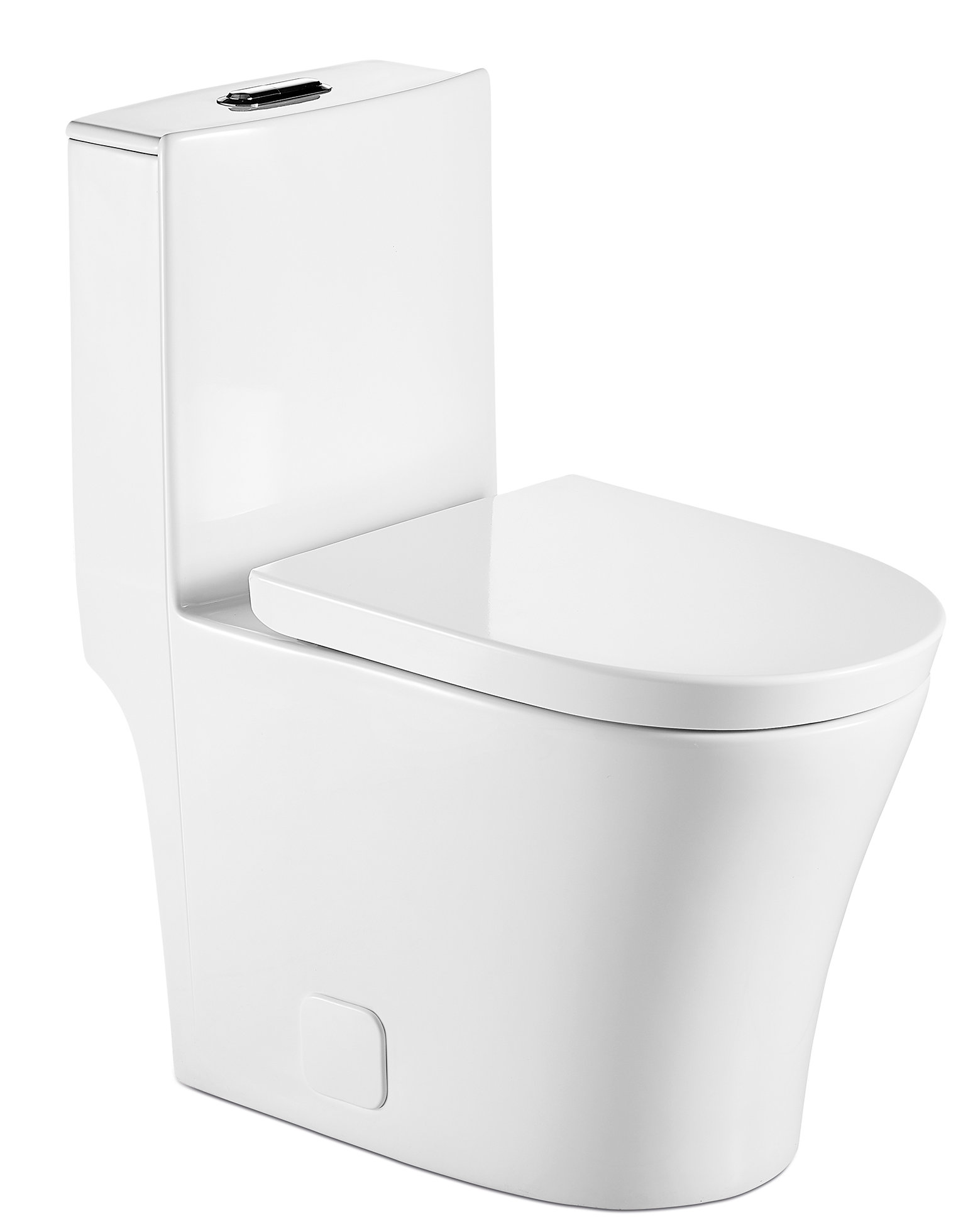 Bnk Bathroom Kitchen Inc Dual Flush Elongated One Piece Toilet Seat Included Wayfair