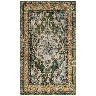 Rugs By Color You Ll Love Wayfair Indira Green Area Rug