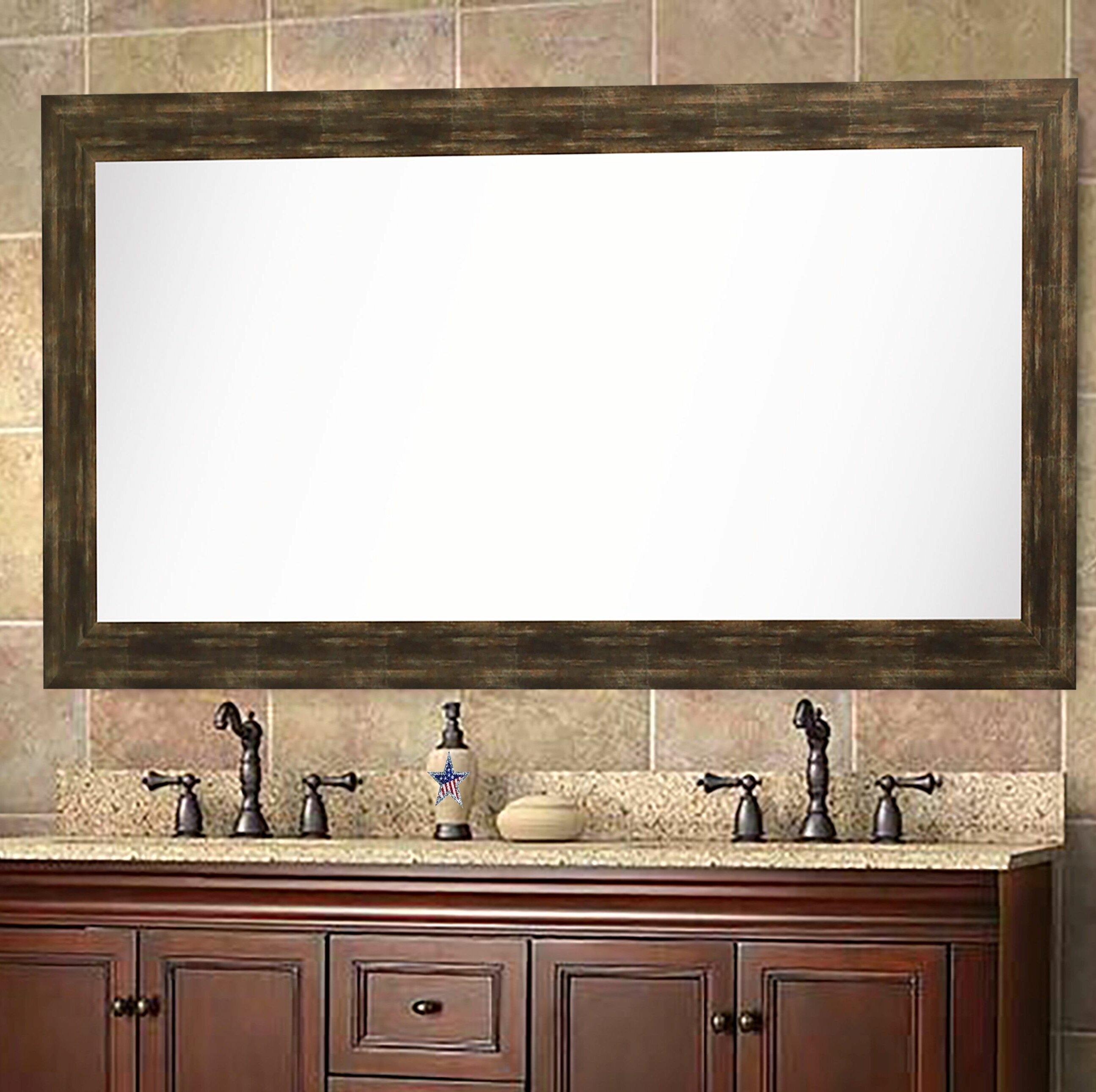 Loon Peak Ruddell Rustic Bathroom Vanity Mirror Reviews Wayfair