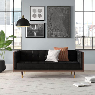 Lancaster Leather Loveseat
