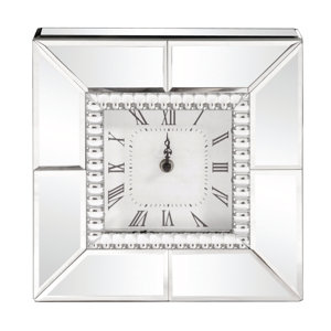 Mirrored Table Clock